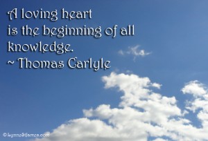 thomas carlyle, beginnig, knowledge, love, hope, monday quote, quote, monday, lyne st. james