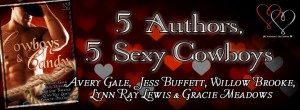 avery gale, jess buffett, willow brooke, lynn ray lewis, gracie meadows, cowboys and candy, cowboys, valentine, anthology, sexy, candy